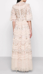 Flowering Girl Women lalabelle tulle floral gown in apricot