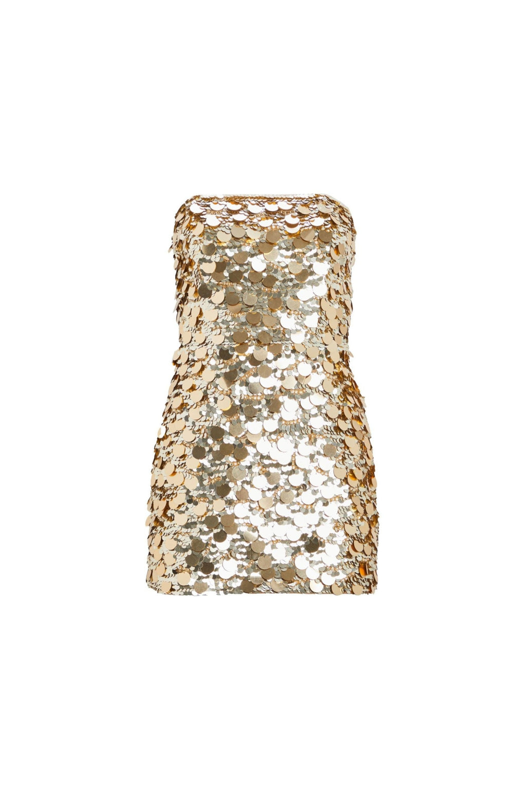 Flowering Girl Women Sequin-Embellished Strapless Mini Dress