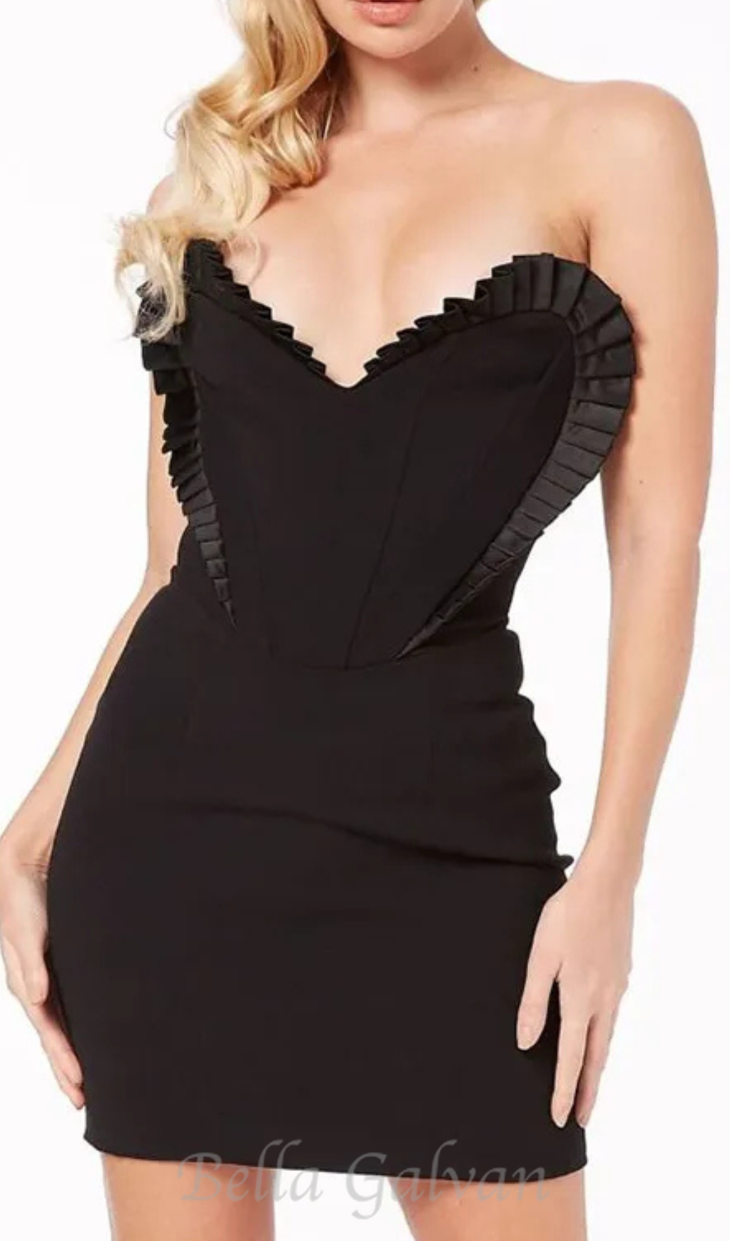Flowering Girl Women black Sleeveless Cut Out Bandage Bodycon Mini Dress
