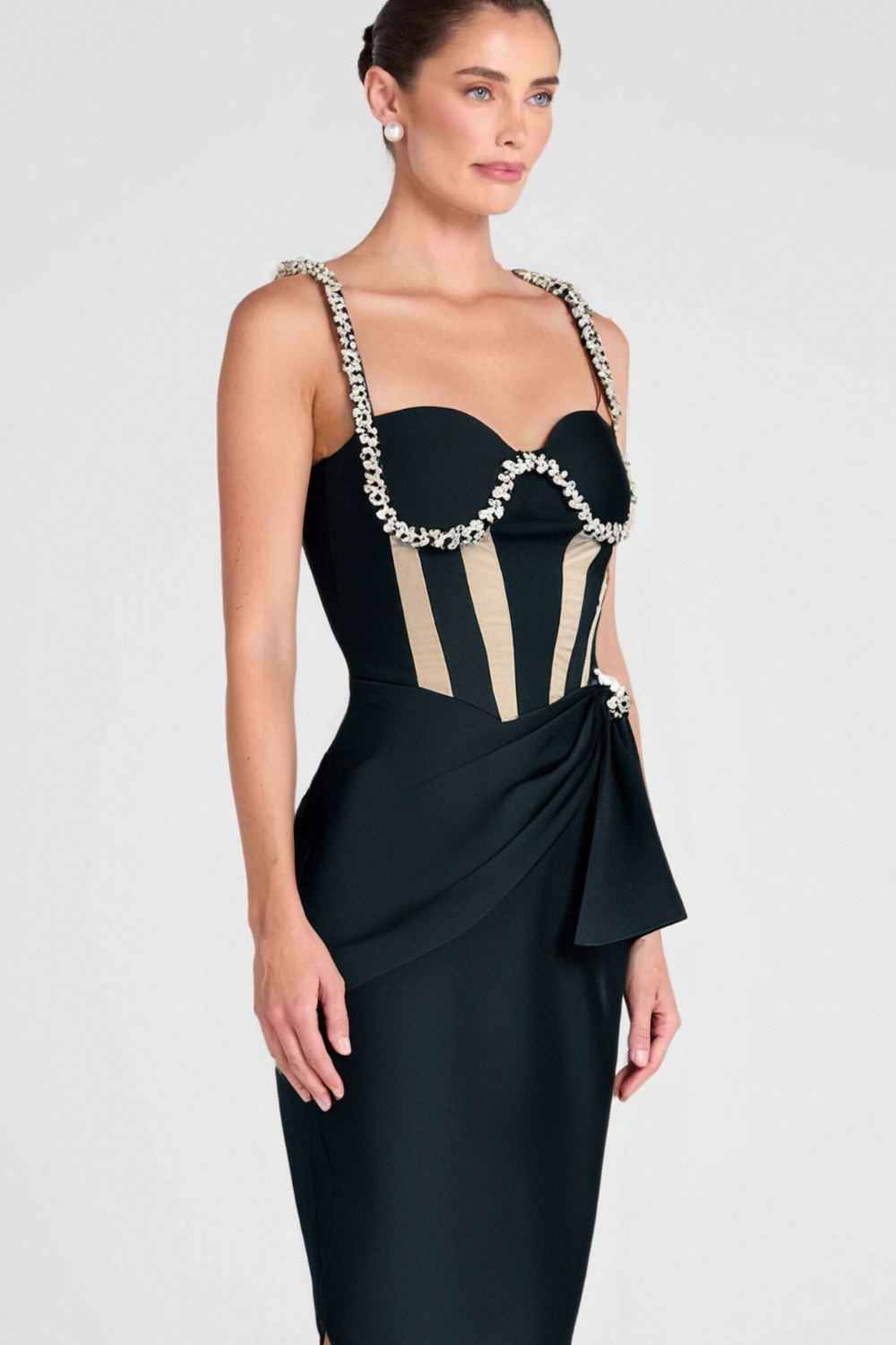 Flowering Girl Women CRYSTAL MERMAID BANDAGE DRESS