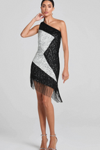 Flowering Girl Women Aglaia One Shoulder Sequin Dress