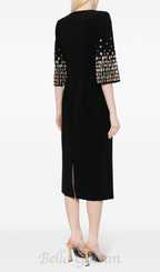 Flowering Girl Women Highball Queen crystal-embellished midi dress