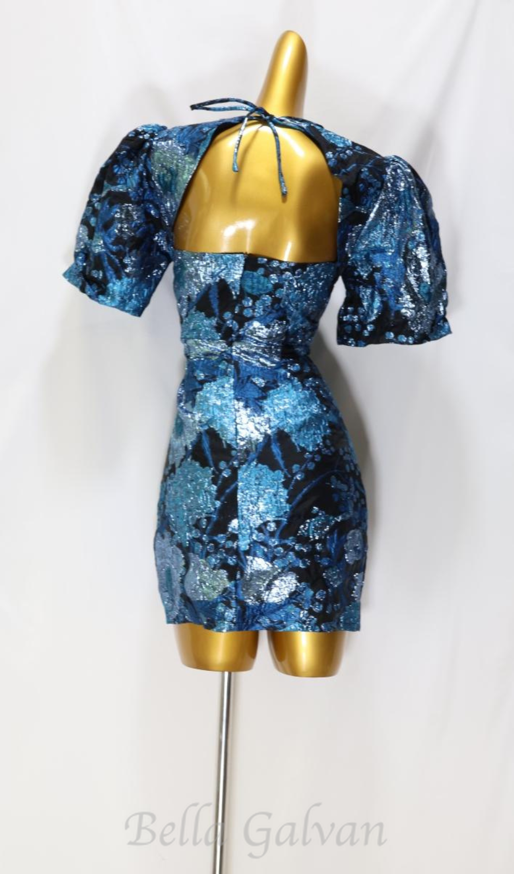 Flowering Girl Women molly jacquard backless mini dress