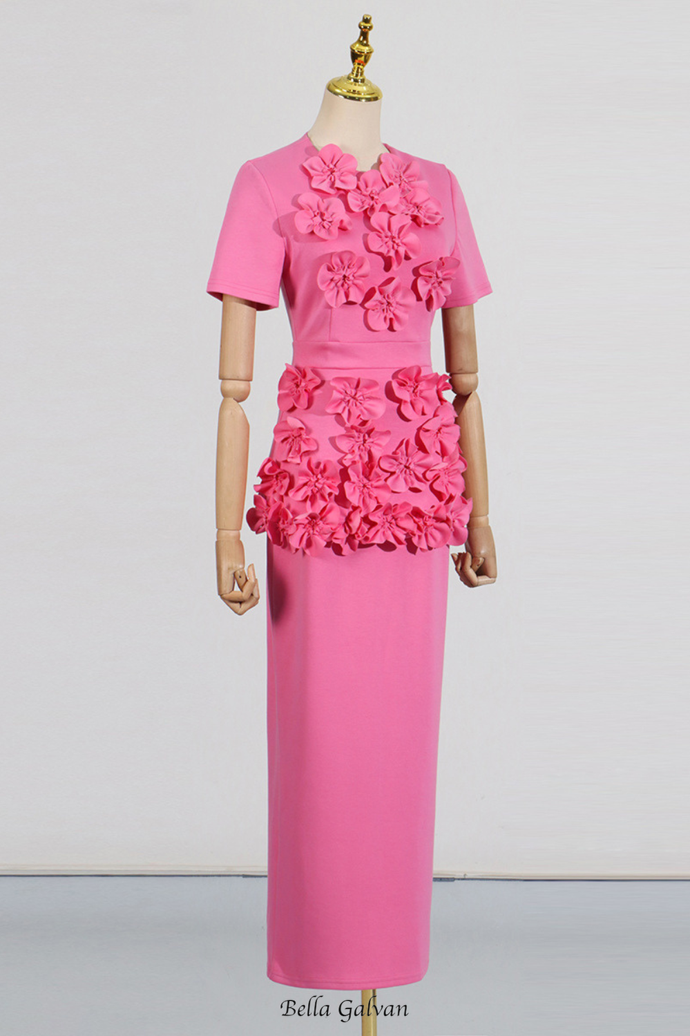 Flowering Girl Women trista Flower Two-Piece Set in pink