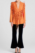 Flowering Girl Women Bowknots Blazer