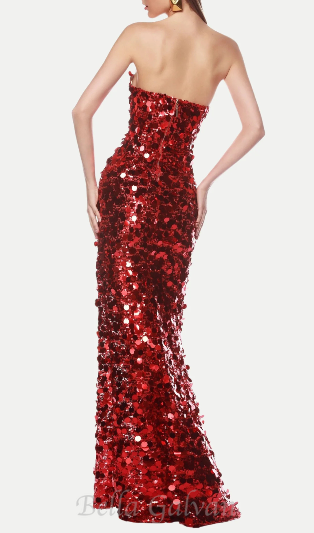 Flowering Girl Women Shiva Strapless Sequin Maxi Dress