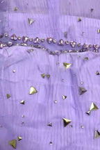 Arwa Embellished Maxi Dress In Purple