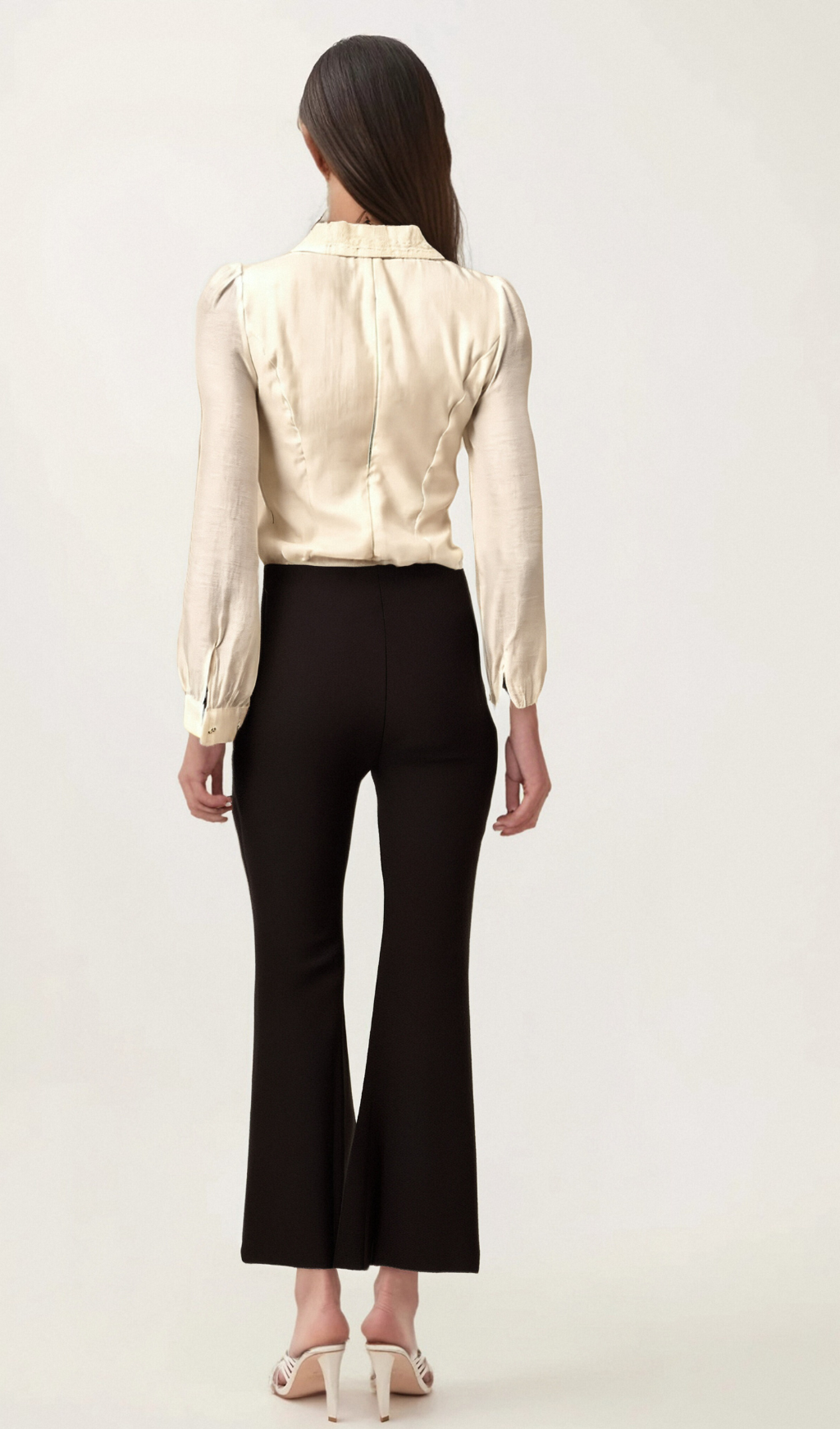 Flowering Girl Women Gelsomina bow-embellished flared trousers