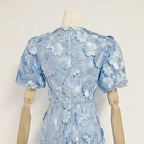 Flowering Girl Women CHAYAN FLOWER EMBROIDERY MINI DRESS