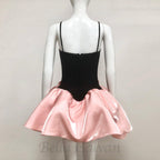 Flowering Girl Women valerie two-tone bowquette mini dress