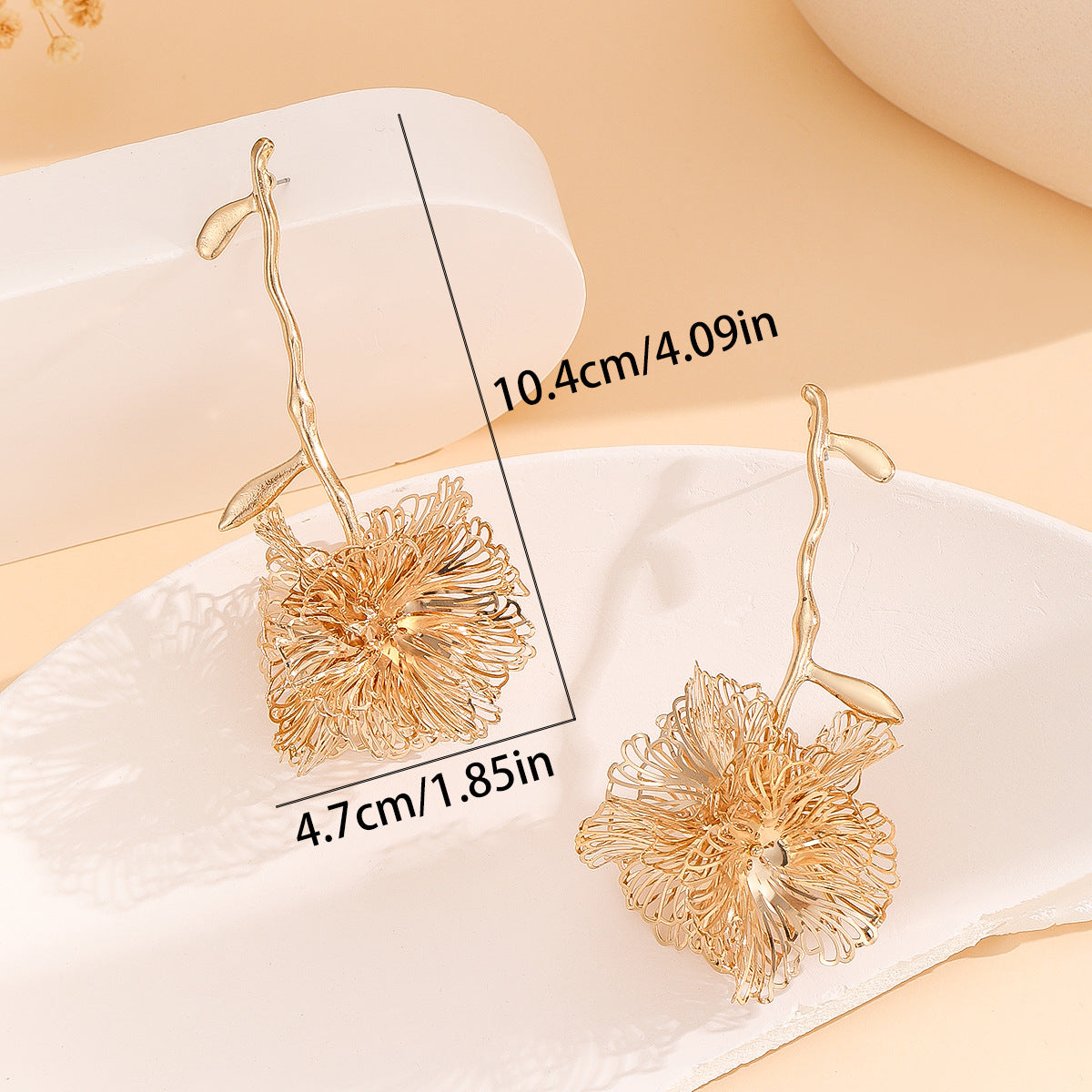 Flowering Girl Women Cynthia Flower Earrings