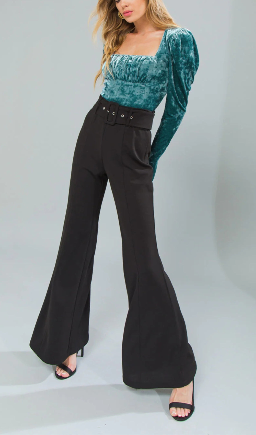 Flowering Girl Women PUT ON A SHOW VELVET TOP