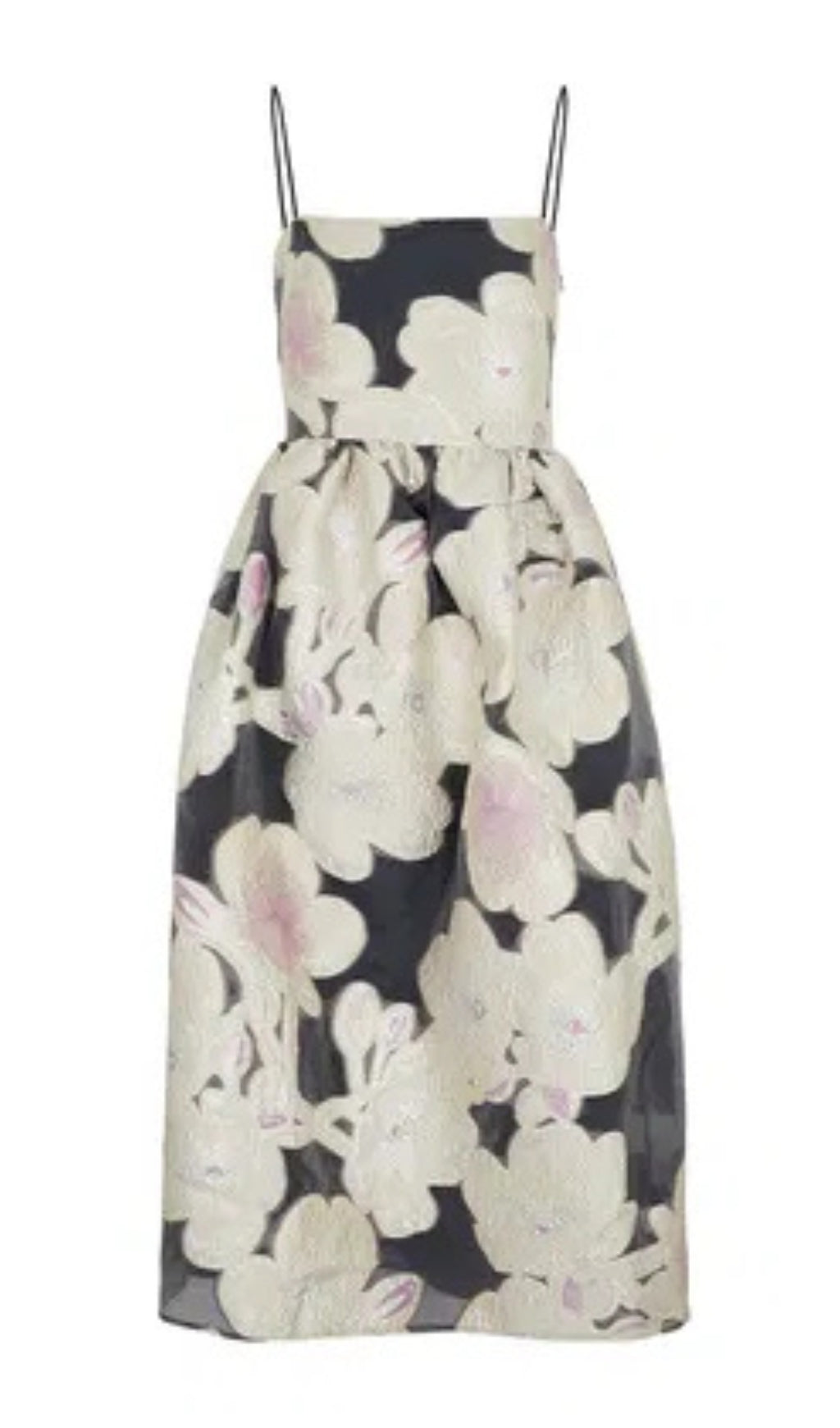 Flowering Girl Women ANNY FLORAL-JACQUARD MIDI DRESS