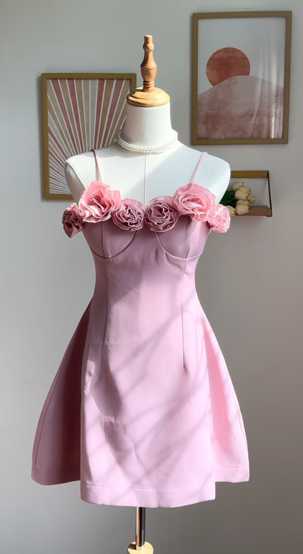 Flowering Girl Women Colette Flower Mini Dress
