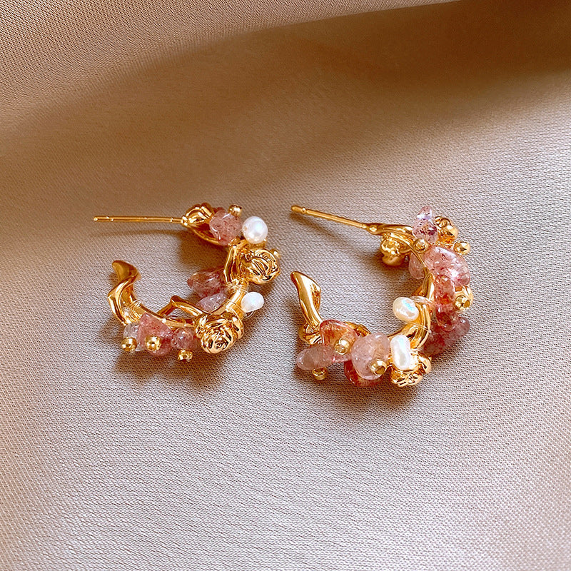 Flowering Girl Women Dulcea Pearl Earrings