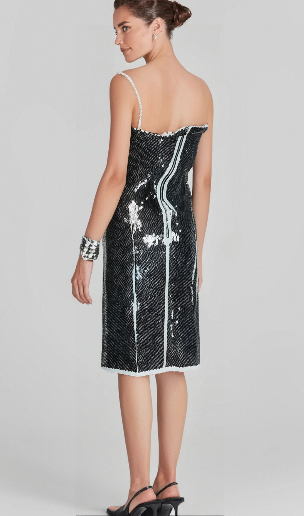 Flowering Girl Women Gisèle sequin-embellished bandeau mini dress
