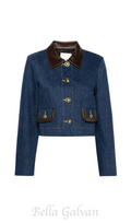 Flowering Girl Women Toscane Double Breasted Blazer in blue