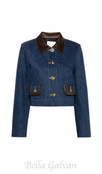 Flowering Girl Women Toscane Double Breasted Blazer in blue