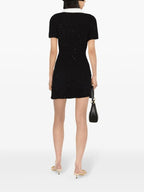 Flowering Girl Women Embellished Bouclé Mini Dress