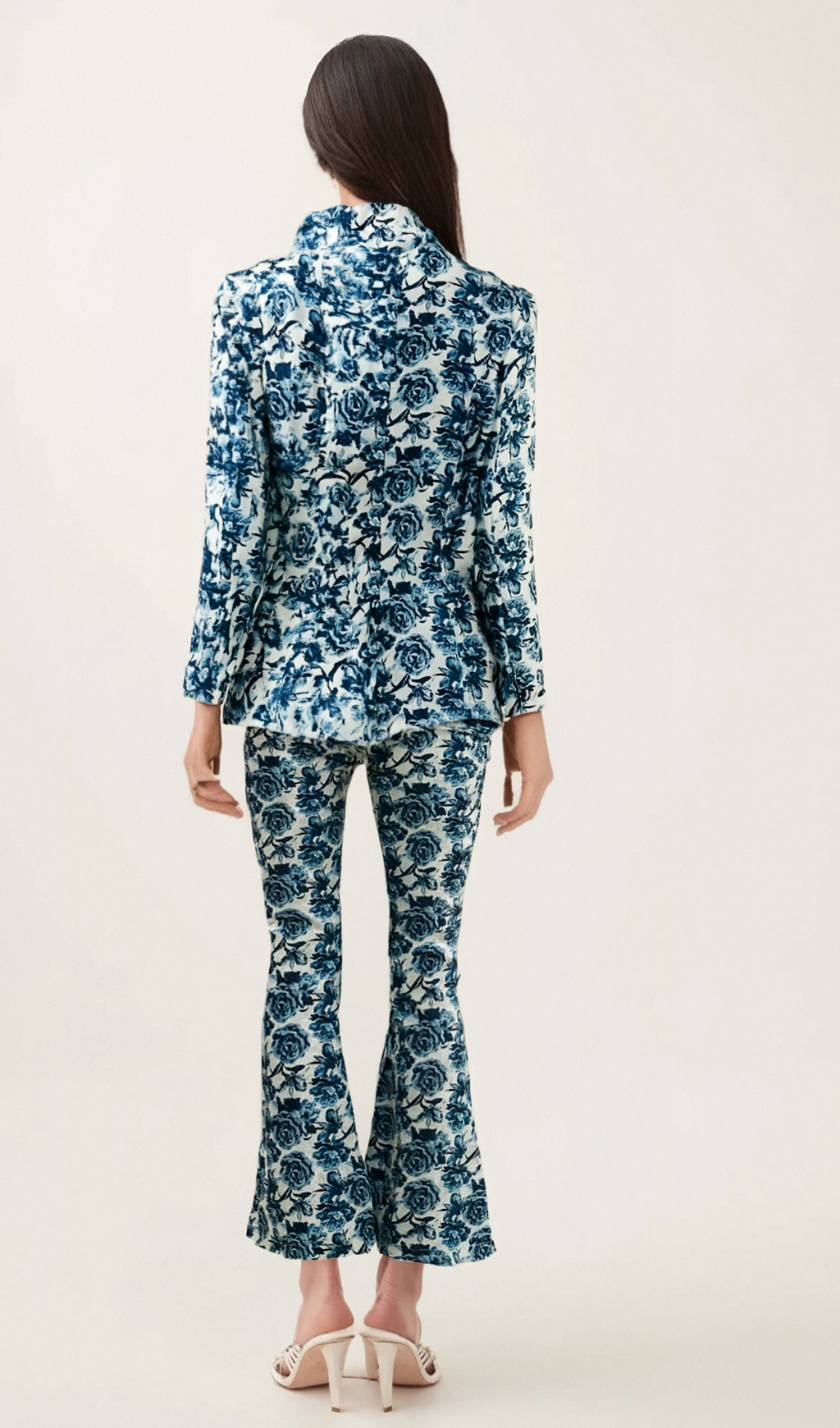Flowering Girl Women Morgane floral-print jacket & trousers matching set