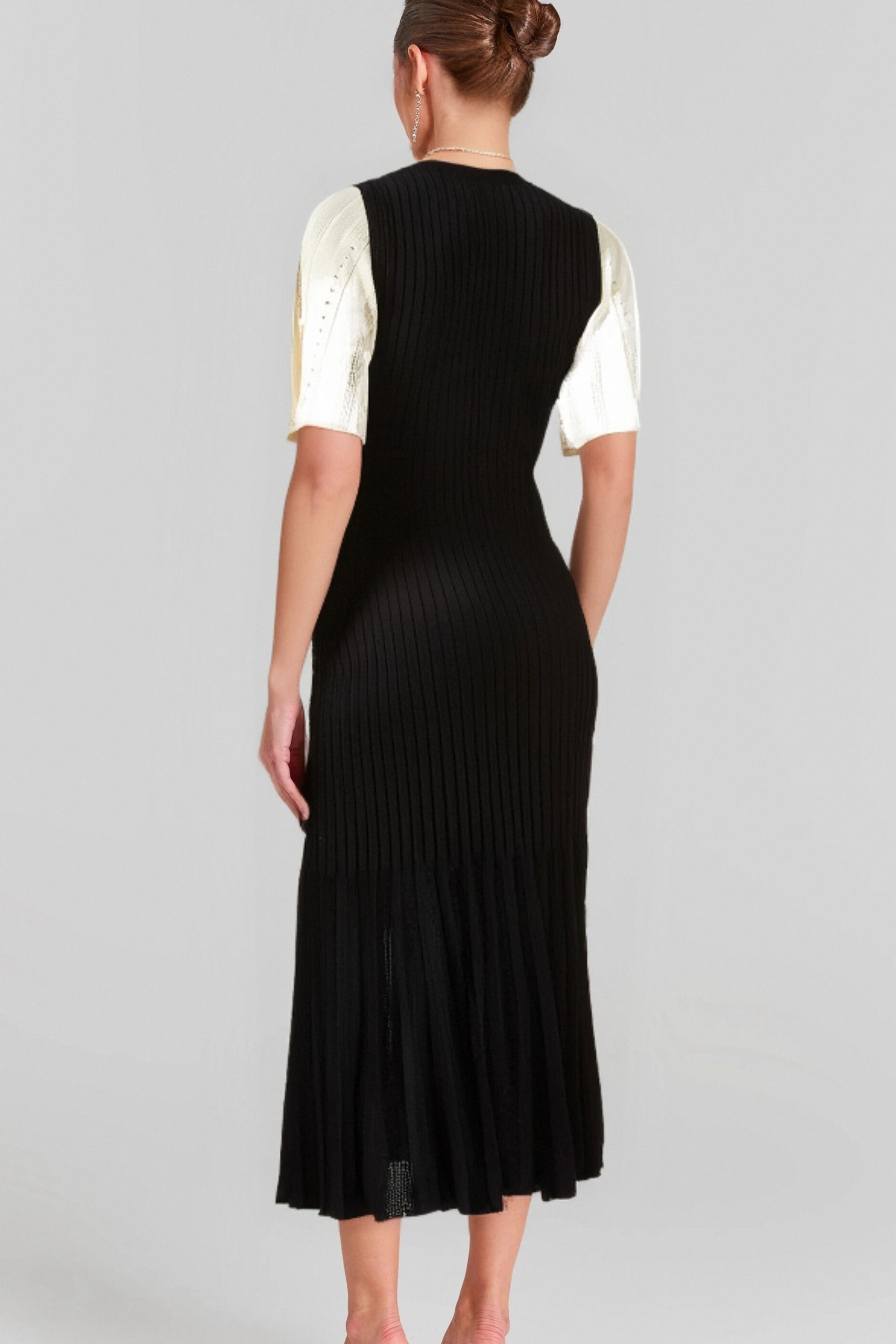 Flowering Girl Women Beulah Knit Midi Dress In Black