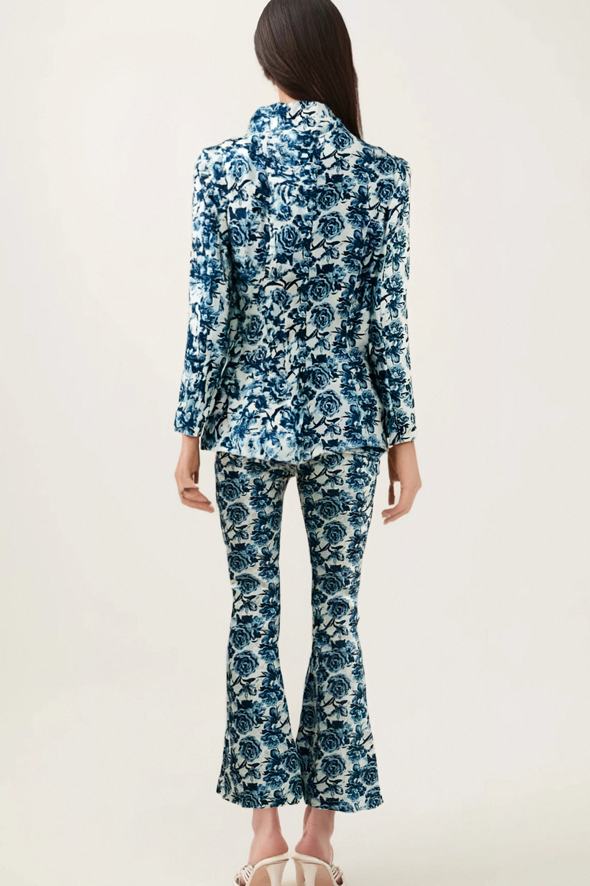 Flowering Girl Women Morgane Floral-Print Jacket & Trousers Matching Set