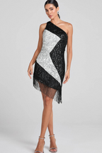 Flowering Girl Women Aglaia One Shoulder Sequin Dress