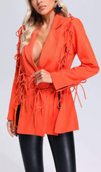 Flowering Girl Women Bowknots Blazer