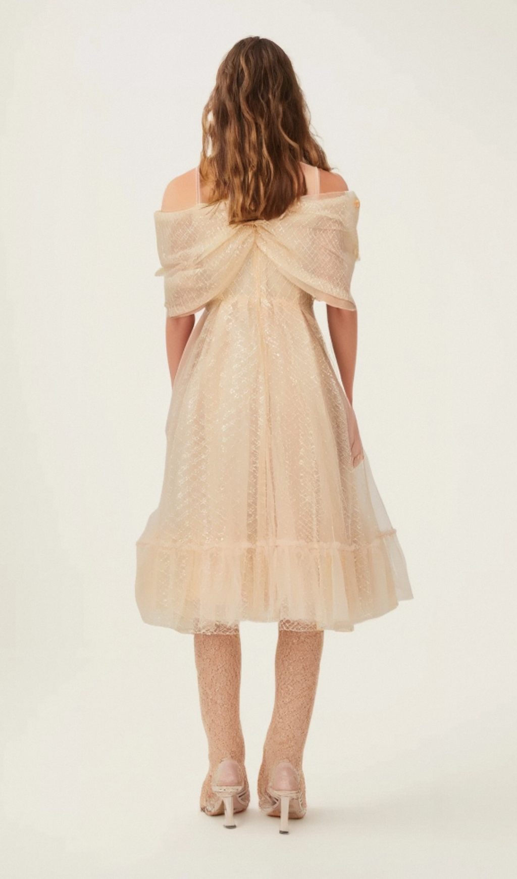 Flowering Girl Women Danielle sequined tulle midi dress
