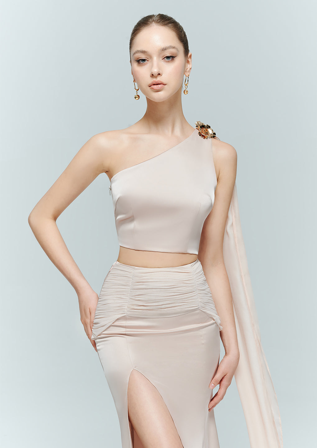 Flowering Girl Women victoria Fishtail Skirt set in pink