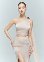 Flowering Girl Women victoria Fishtail Skirt set in pink