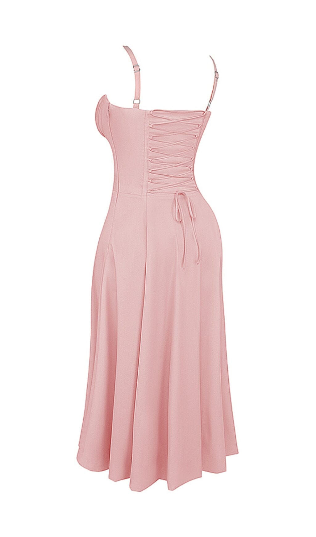Flowering Girl Women Baby Pink Bustier Sundress