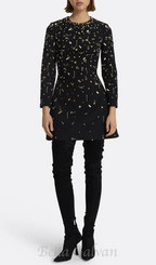 Flowering Girl Women Pamaria Diamante Embroidery Mini Dress