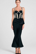 Flowering Girl Women CRYSTAL MERMAID BANDAGE DRESS