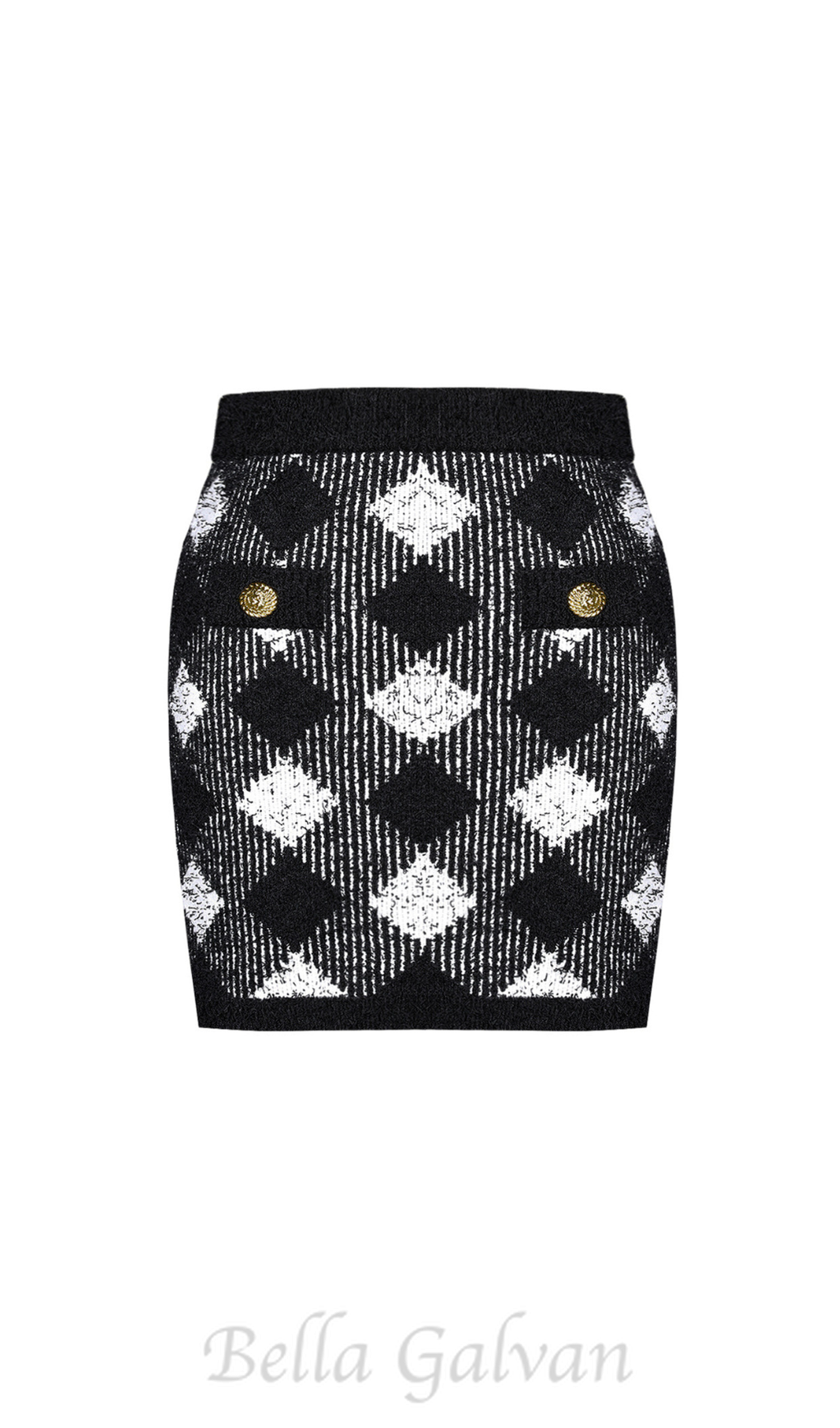 Flowering Girl Women gingham tweed mini skirt