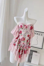 The Rosetta Silk Mini Dress