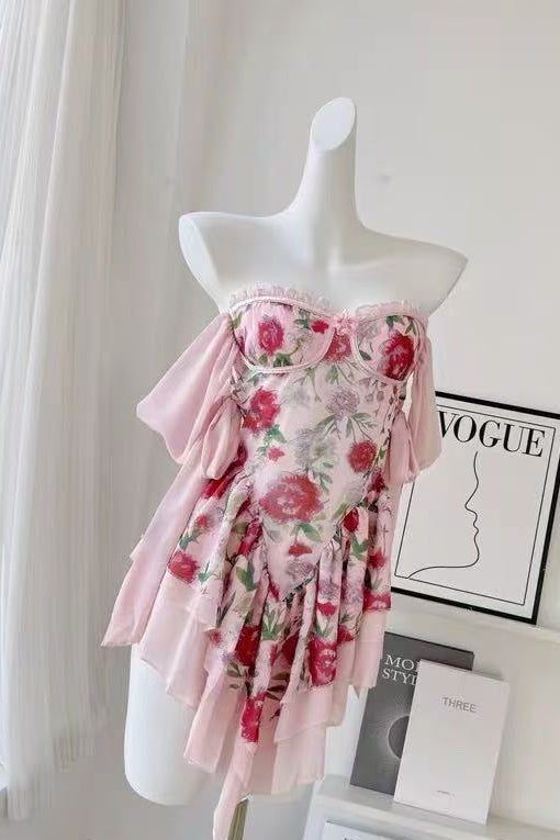The Rosetta Silk Mini Dress