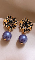 Flowering Girl Women Danilo Flower Pearl Earrings
