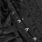 Retro Satin Strapless Corset Top