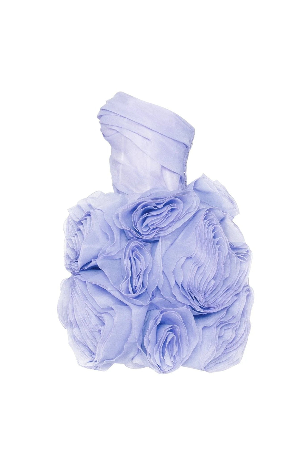 Flowering Girl Women Georgia Appliquéd Organza Lavender Mini Dress