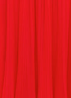 Flowering Girl Women draped floor length dress in scarlet