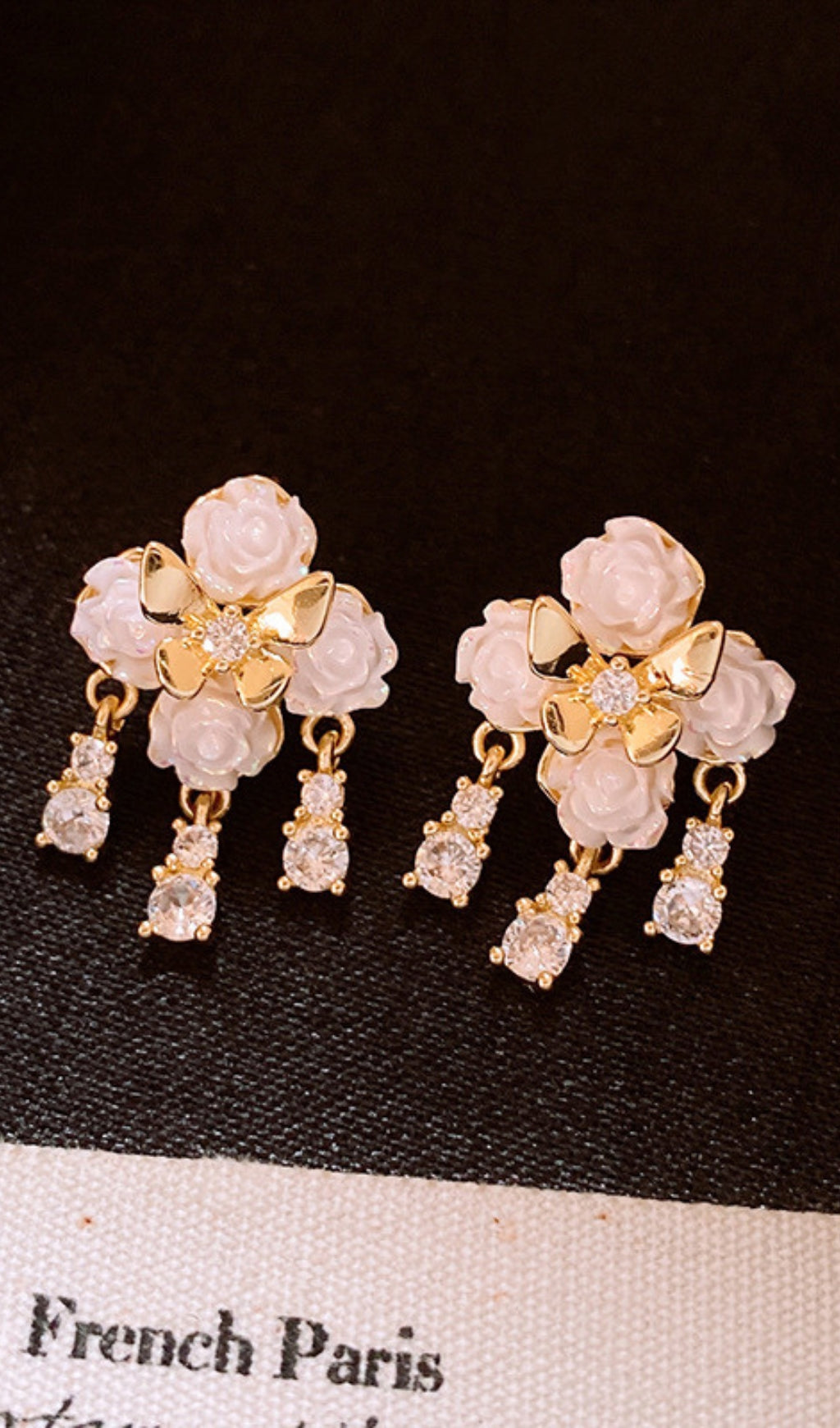 Flowering Girl Women Dysis Flower Earrings