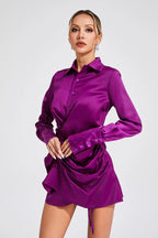 Flowering Girl Women Ariana Long Sleeve Mini Dress