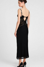 Flowering Girl Women Spaghetti Lace Maxi Dress
