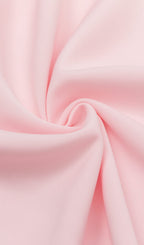 Flowering Girl Women Ruffle Bodycon Midi Dress In Pink