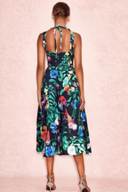 Flowering Girl Women Flower Print Two Pieces Set