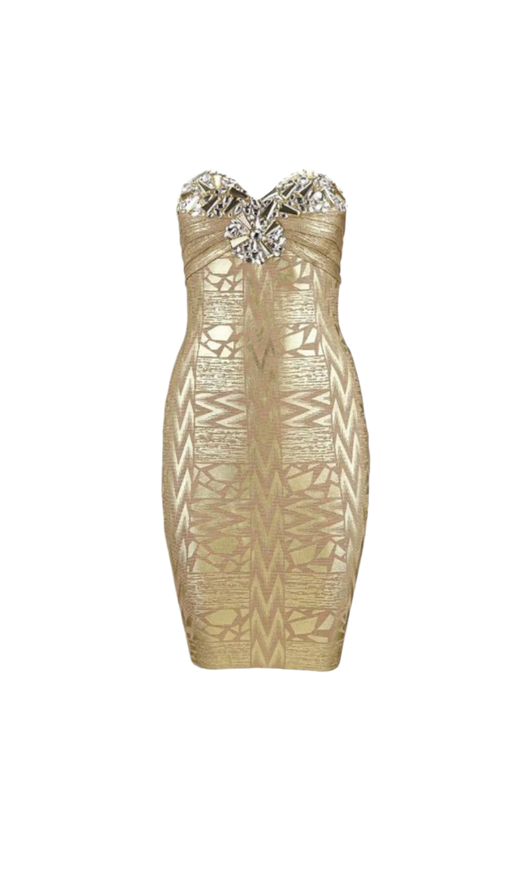 Flowering Girl Women Daphne Crystal Embellished Sleeveless Strapless Mini Dress