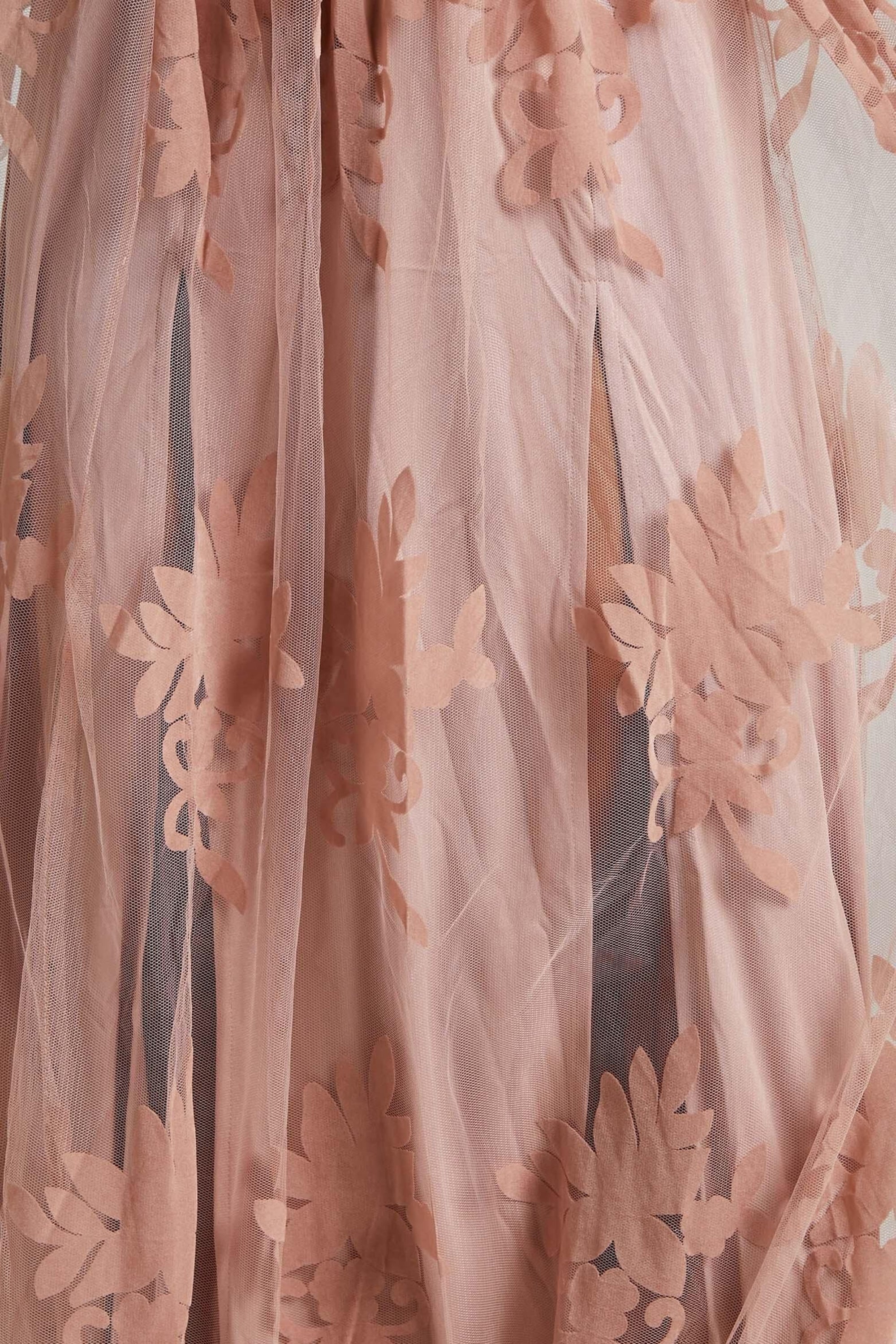 Flowering Girl Women Promenade Maxi Dress In Blush