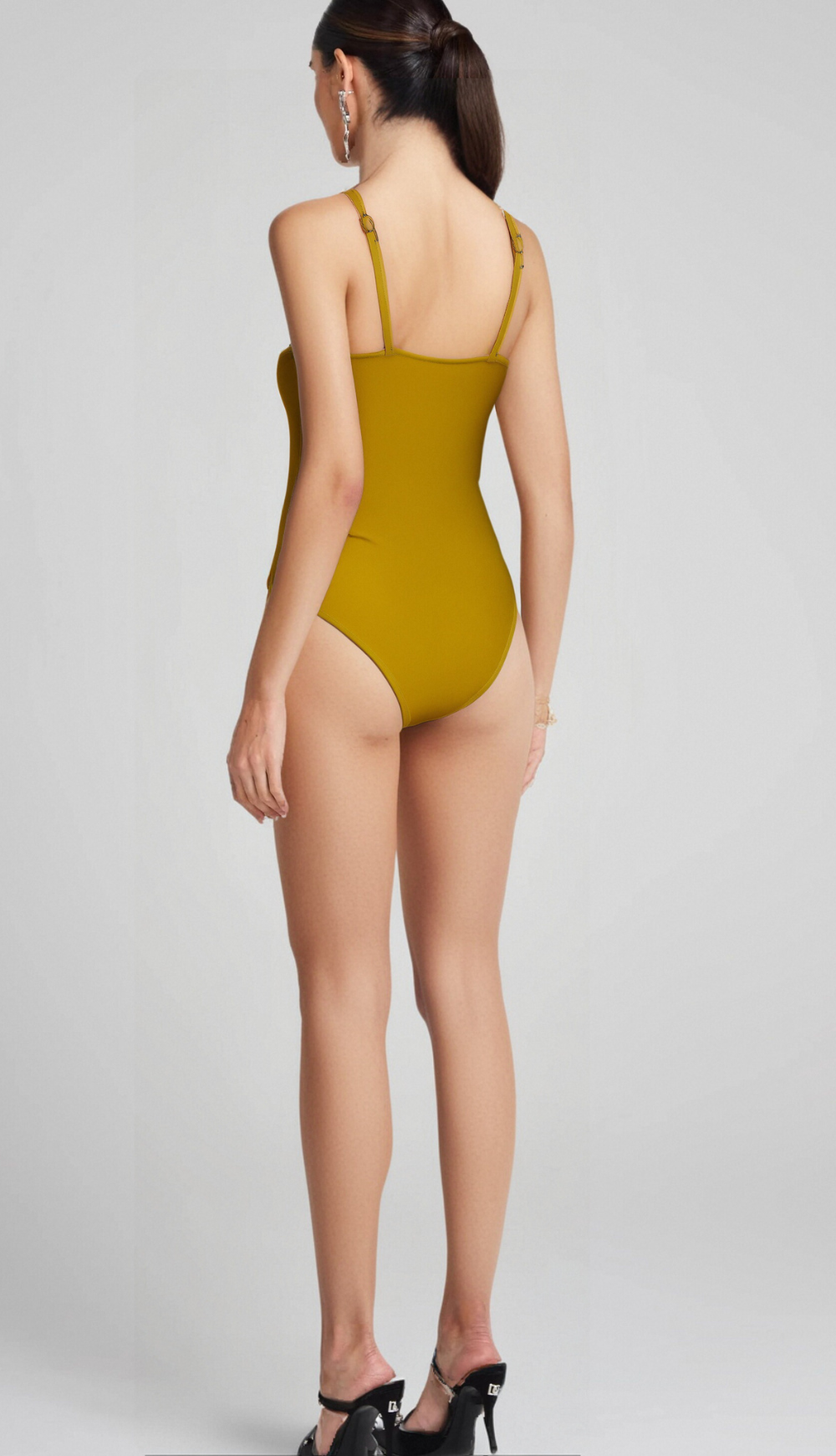 Flowering Girl Women WESSON FLOWER ONE PIECE SWIMSUIT IN GREEN