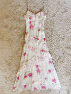 Elodie Tiered Ruffle Floral Cami Maxi Dress